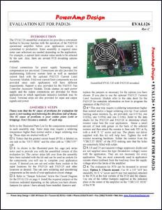 EVAL126 Datasheet