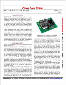 EVAL127 Datasheet