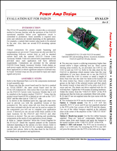 EVAL129 Datasheet