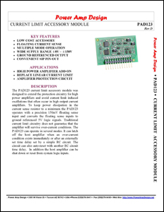 PAD123 Datasheet